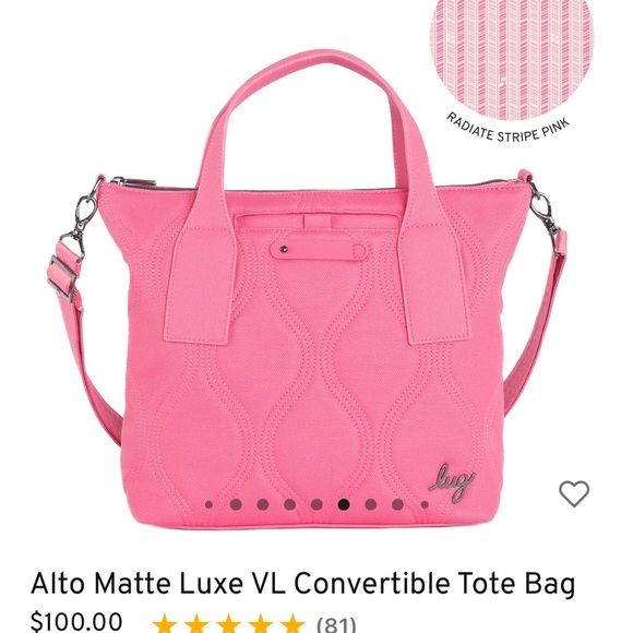 Lug ALTO LVL, PINK TOURMALINE, NWT - Picture 1 of 10